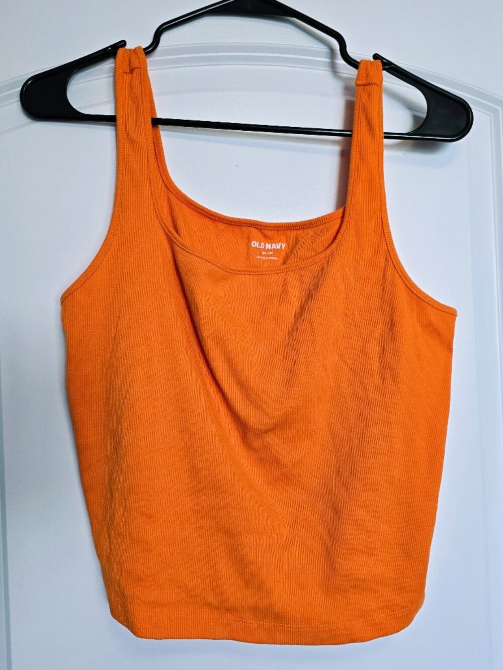Old Navy Orange Cropped Tank Top